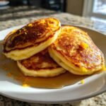 Air Fryer Citrus Ricotta Pancakes