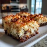 Air Fryer Coconut Macaroon Brownies