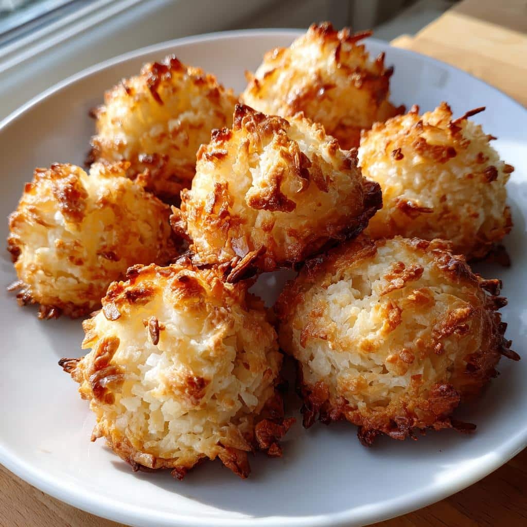Air Fryer Coconut Macaroons - detail 1