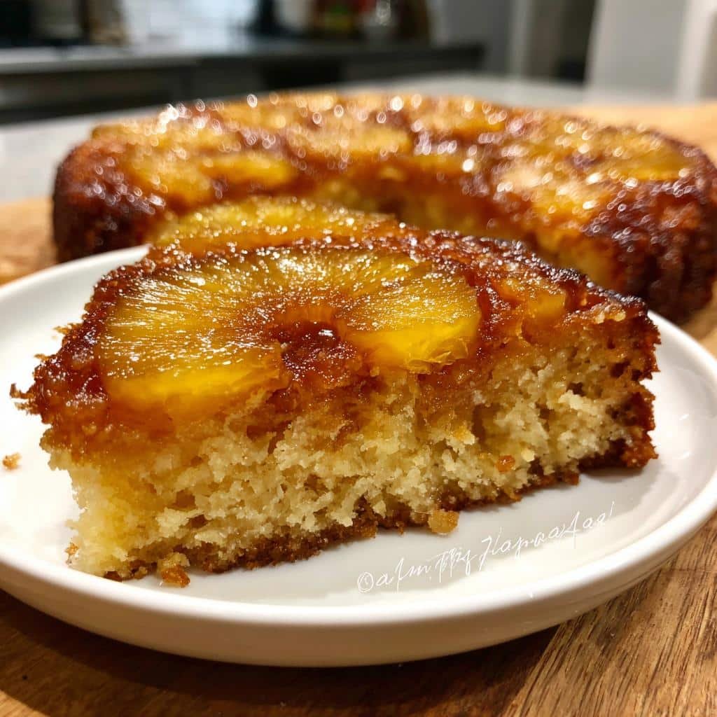 Air Fryer Coconut Pineapple Upside-Down Cake - detail 1