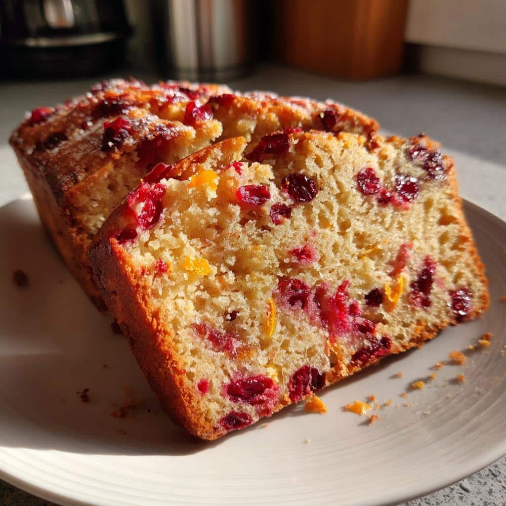 Air Fryer Cranberry Orange Bread