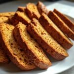 Air Fryer Gingerbread Biscotti