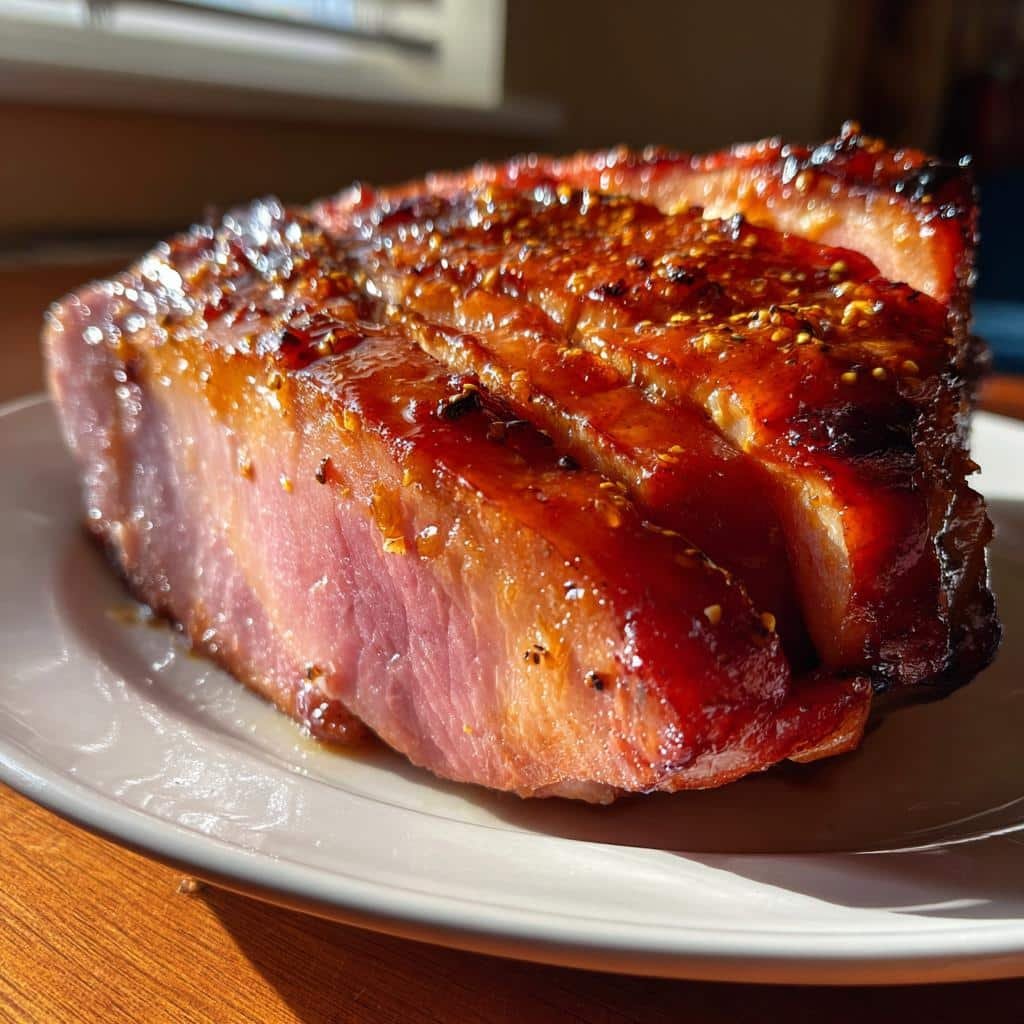 Air Fryer Glazed Ham (Brown Sugar) - detail 1