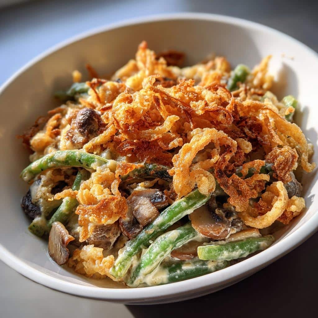 Air Fryer Green Bean Casserole
