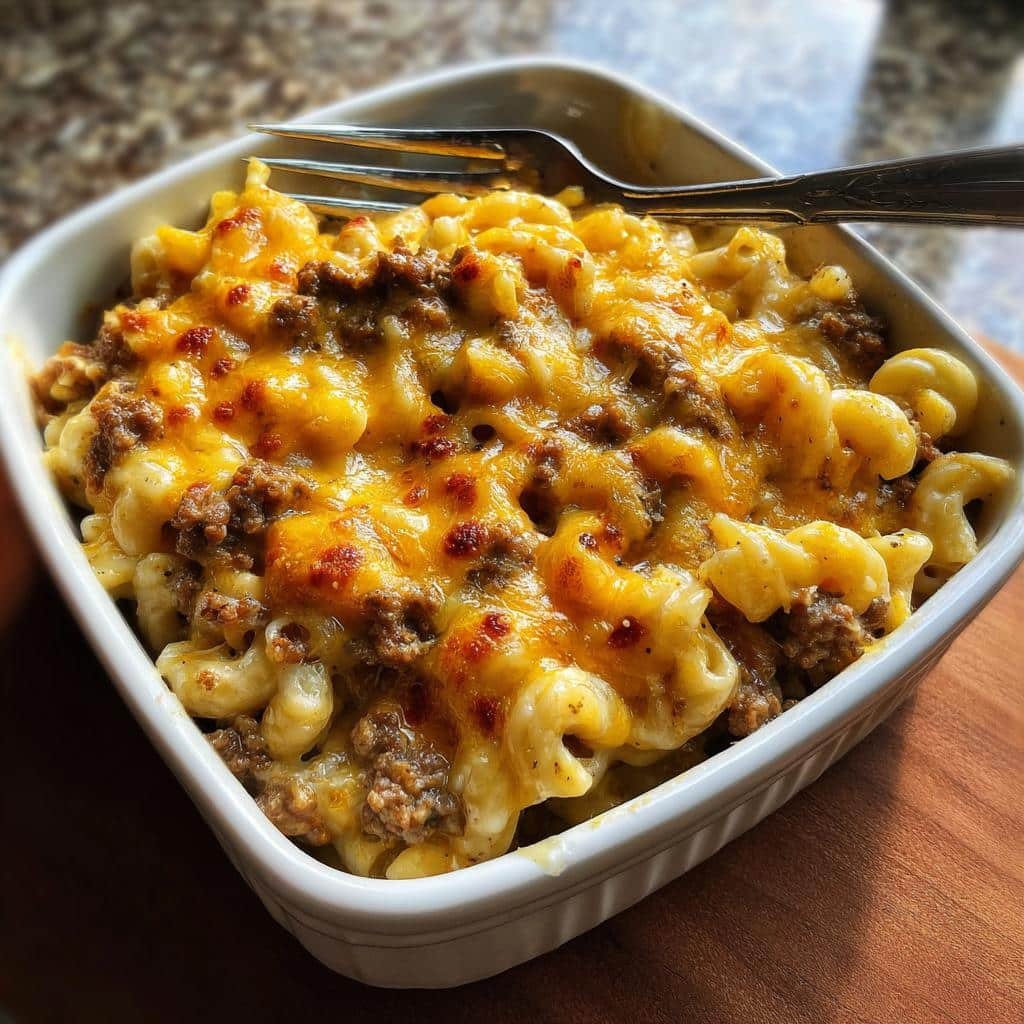 Air Fryer Hamburger Casserole - detail 1
