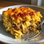 Air Fryer Hamburger Casserole
