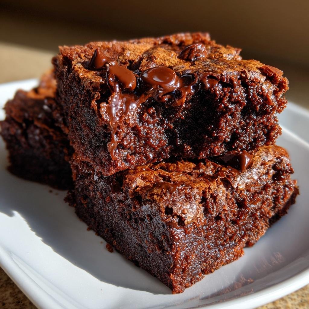 Air Fryer High-Protein Chickpea Brownies