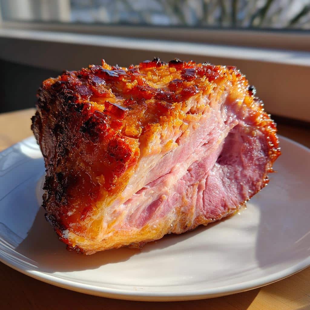 Air Fryer Honey Glazed Ham - detail 1