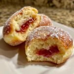 Air Fryer Jam-Filled Doughnuts
