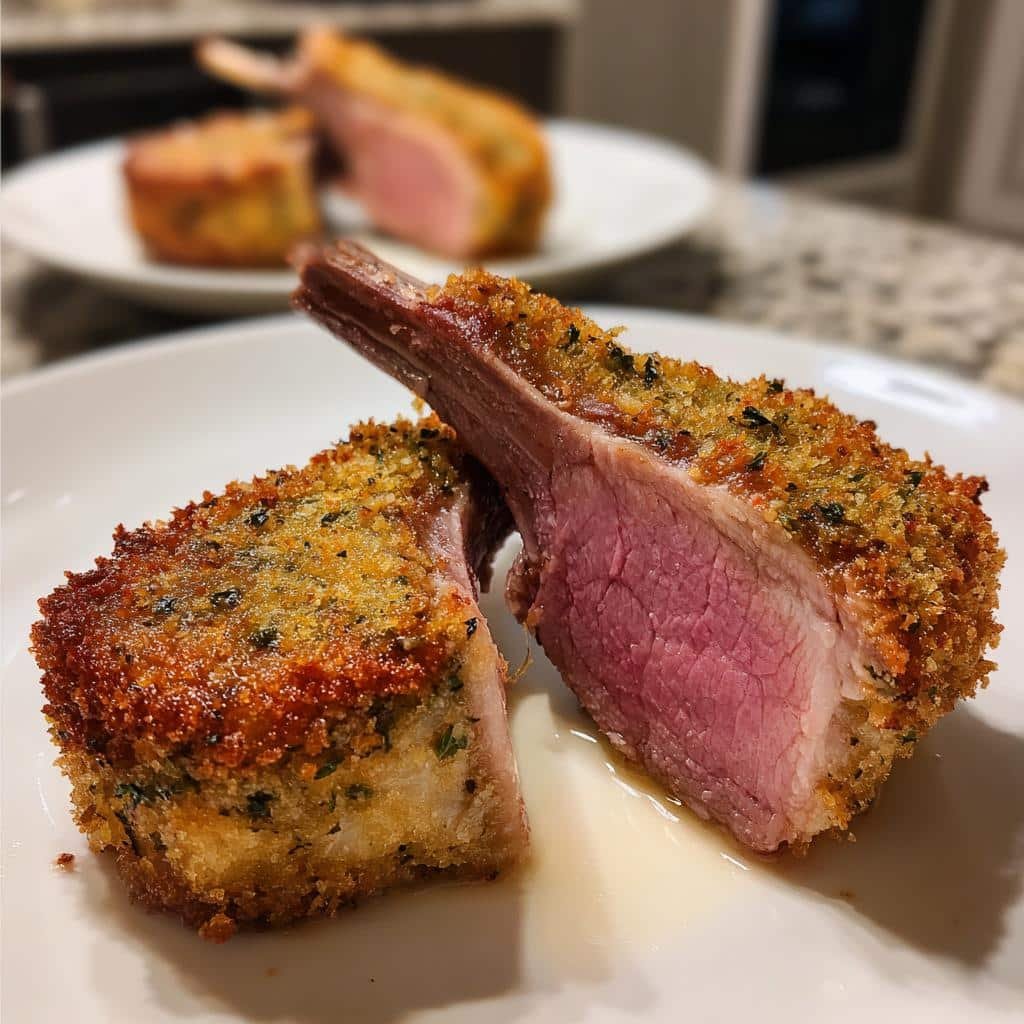 Air Fryer Lamb Chops (Mint-Crusted) - detail 1