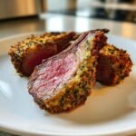 Air Fryer Lamb Chops (Mint-Crusted)