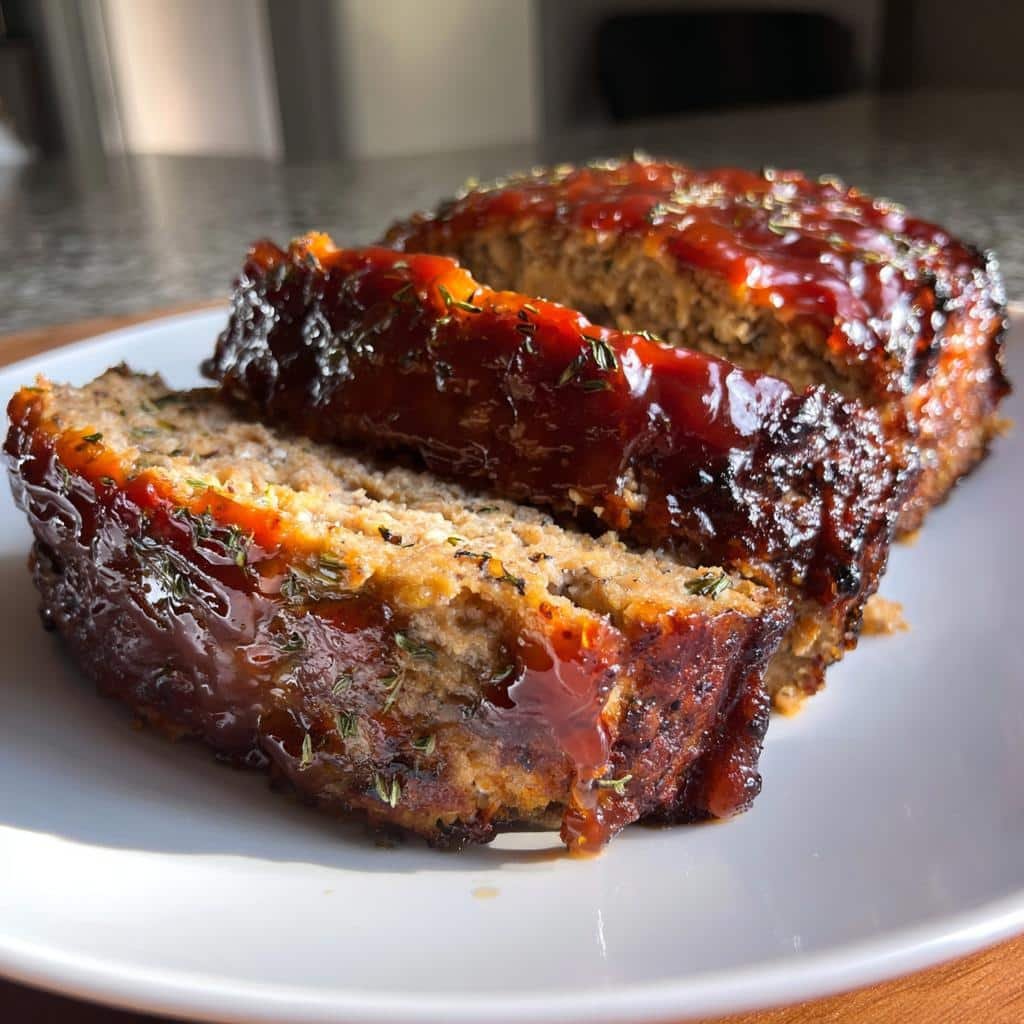 Air Fryer Meatloaf (Glazed) - detail 1