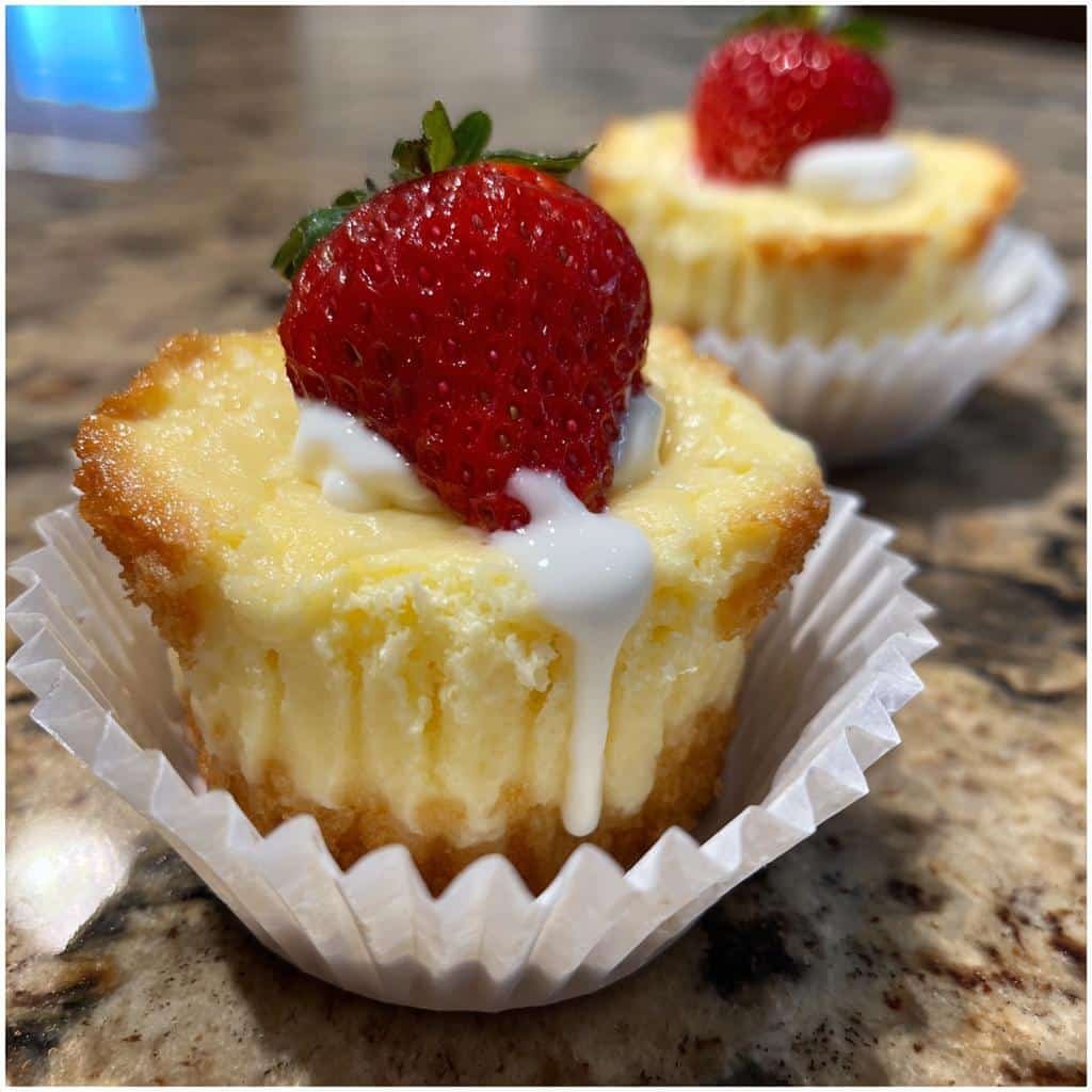Air Fryer Mini Cheesecakes - detail 1