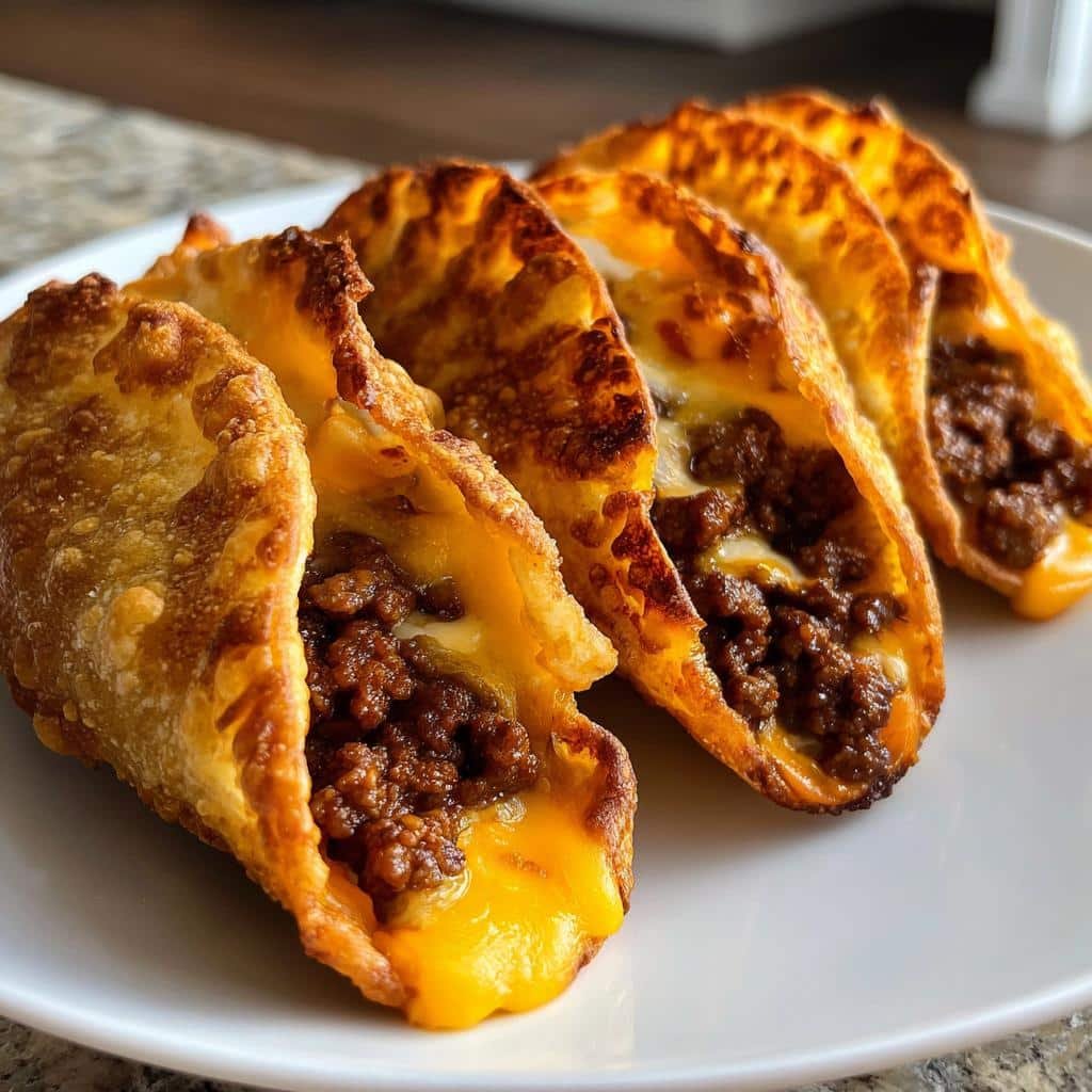 Air Fryer Mini Tacos (Chili Beef)