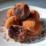 Air Fryer Mocha Brownie Truffles