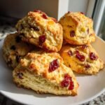 Air Fryer Orange Cranberry Scones