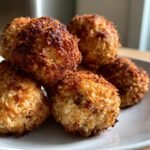 Air Fryer Peanut Butter Banana Balls