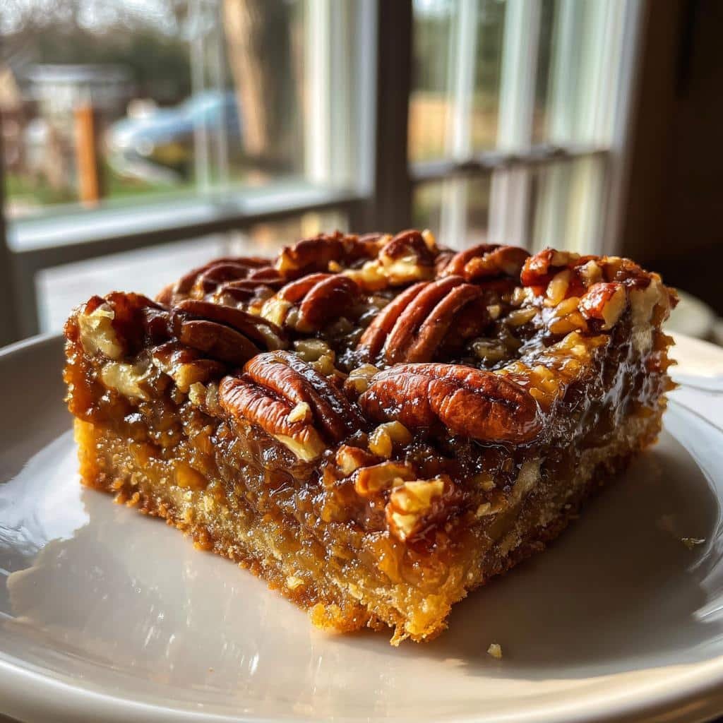 Air Fryer Pecan Pie Bars - detail 1