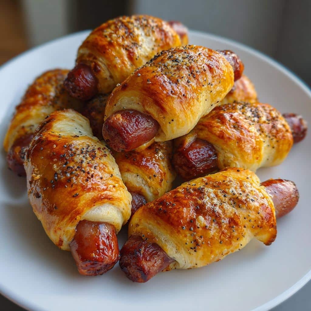 Air Fryer Pigs in a Blanket (Thanksgiving App) - detail 1