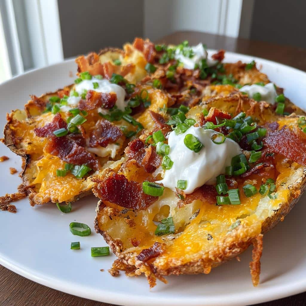 Air Fryer Potato Skins (Loaded) - detail 1