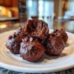 Air Fryer Pumpkin Brownie Truffles