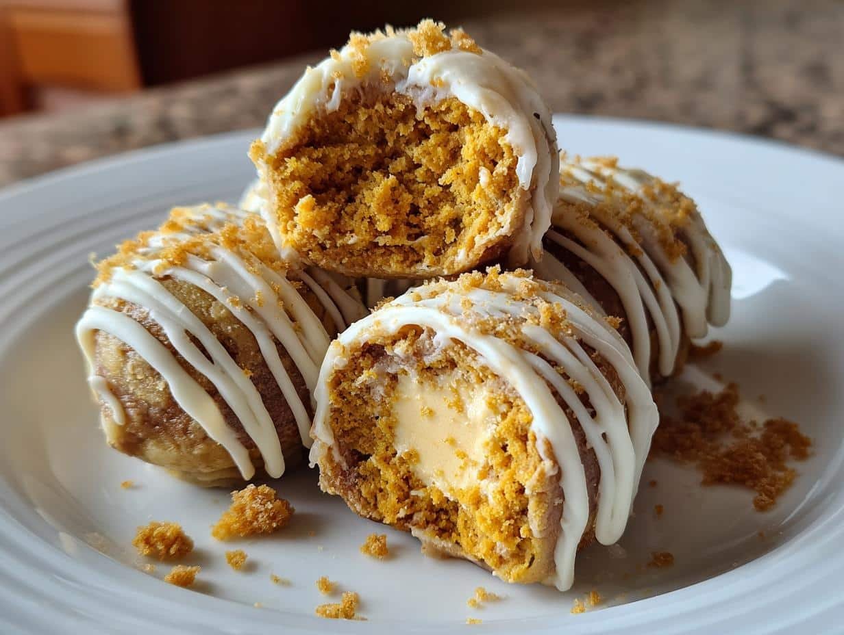 Air Fryer Pumpkin Cheesecake Truffles - detail 1
