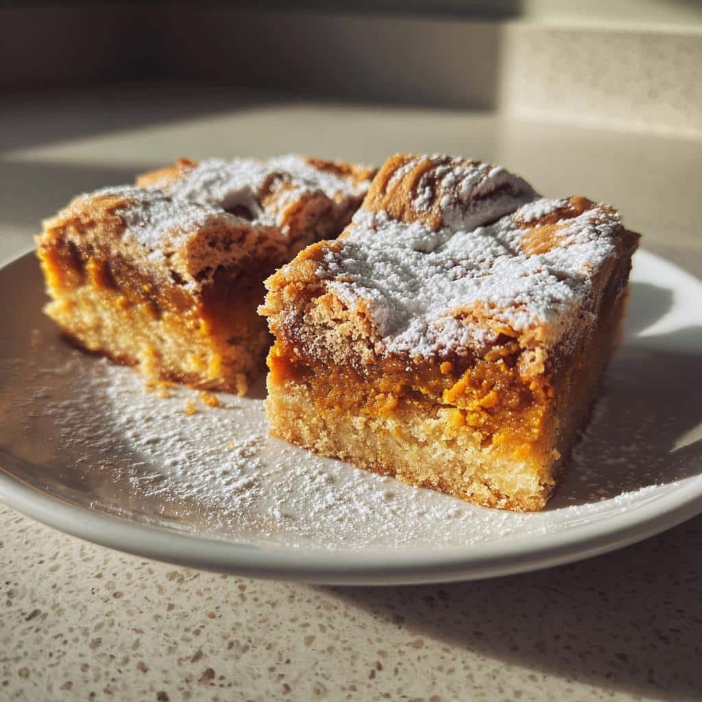 Air Fryer Pumpkin Pie Cake Bars