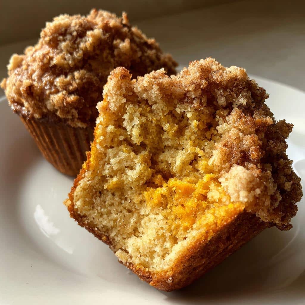 Air Fryer Pumpkin Streusel Muffins - detail 1