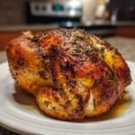 Air Fryer Roast Chicken (Festive Herbs)