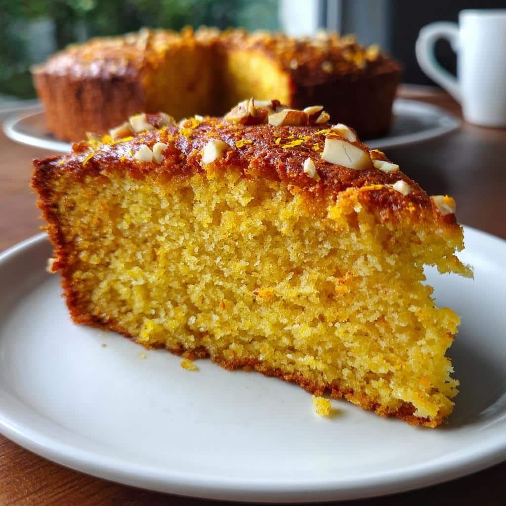 Air Fryer Saffron Milk Cake