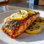 Air Fryer Salmon (Lemon-Garlic)