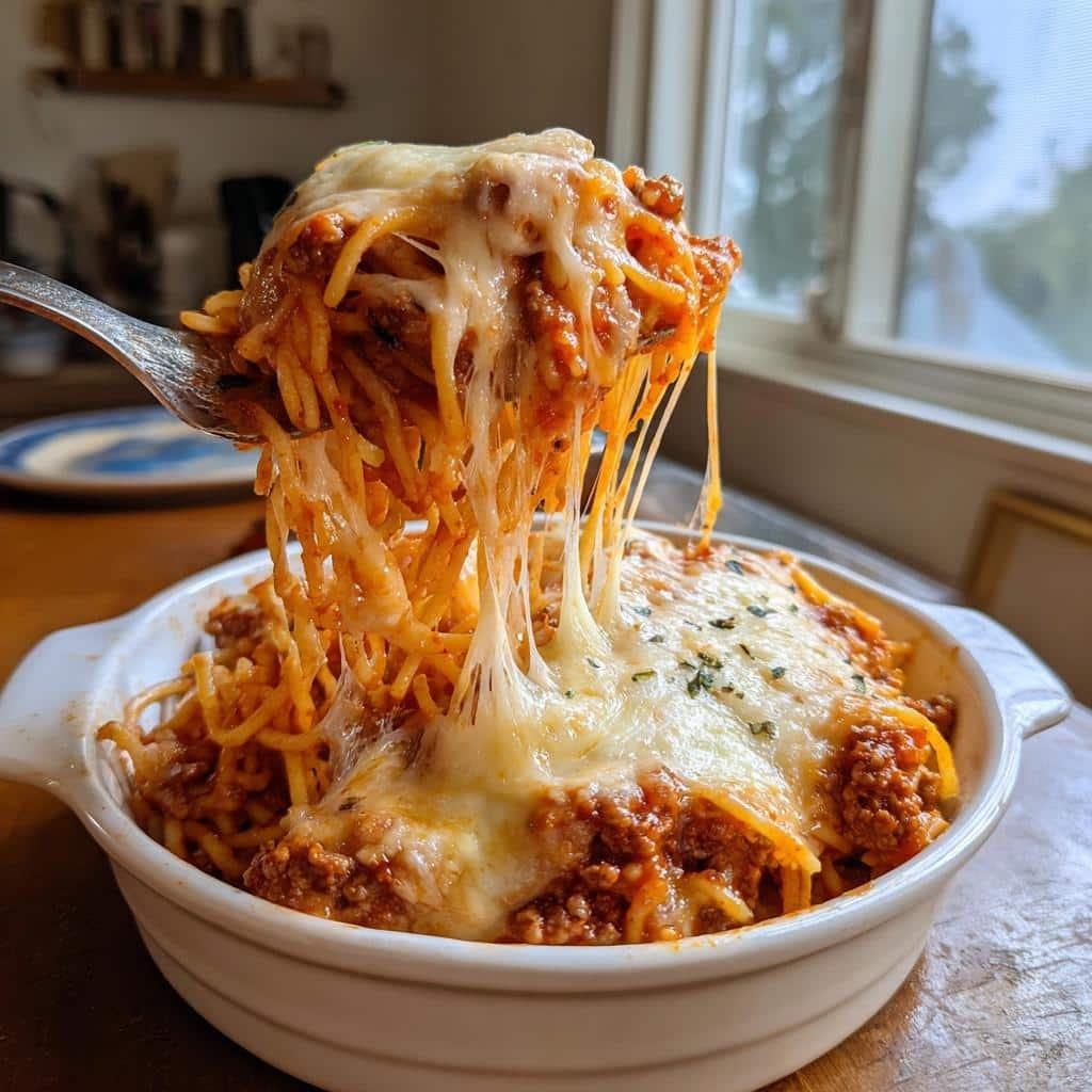 Air Fryer Spaghetti Casserole - detail 1