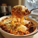 Air Fryer Spaghetti Casserole