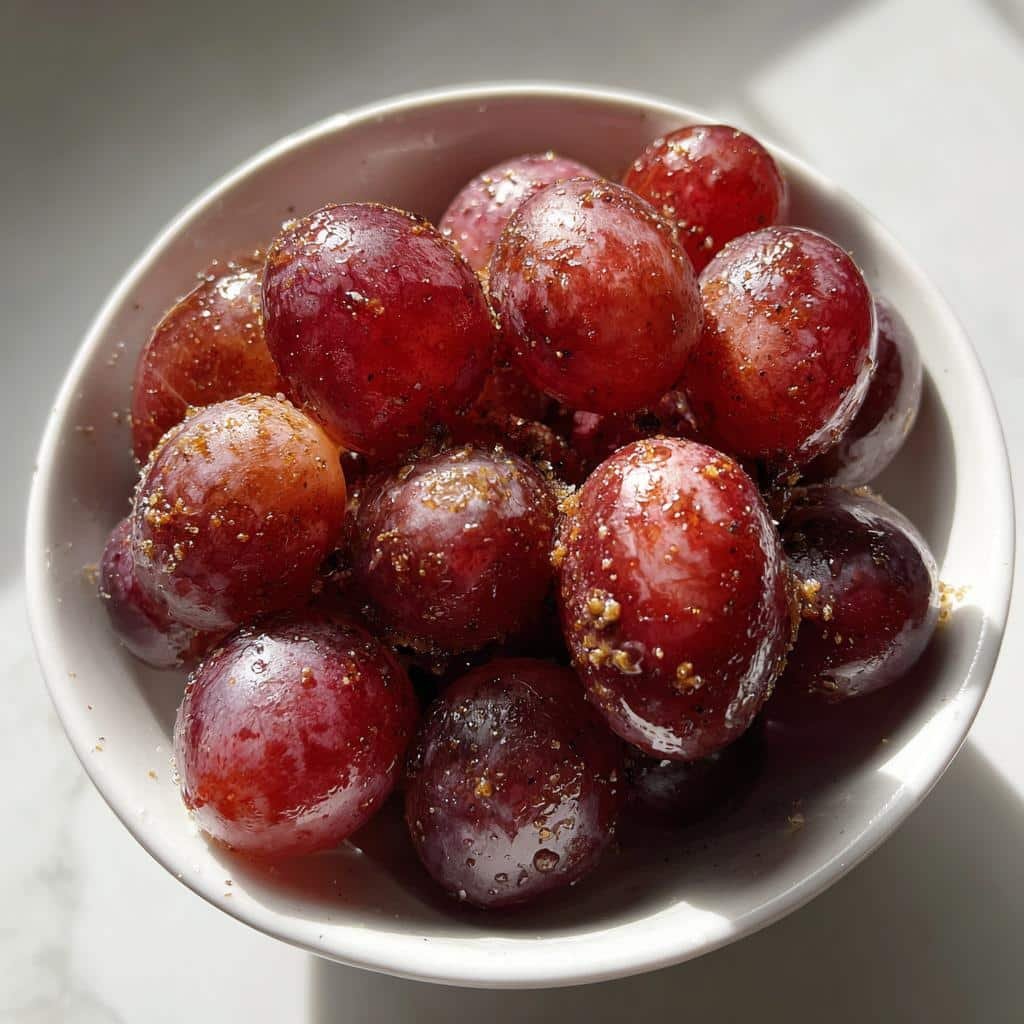 Air Fryer Spiced Grapes - detail 1