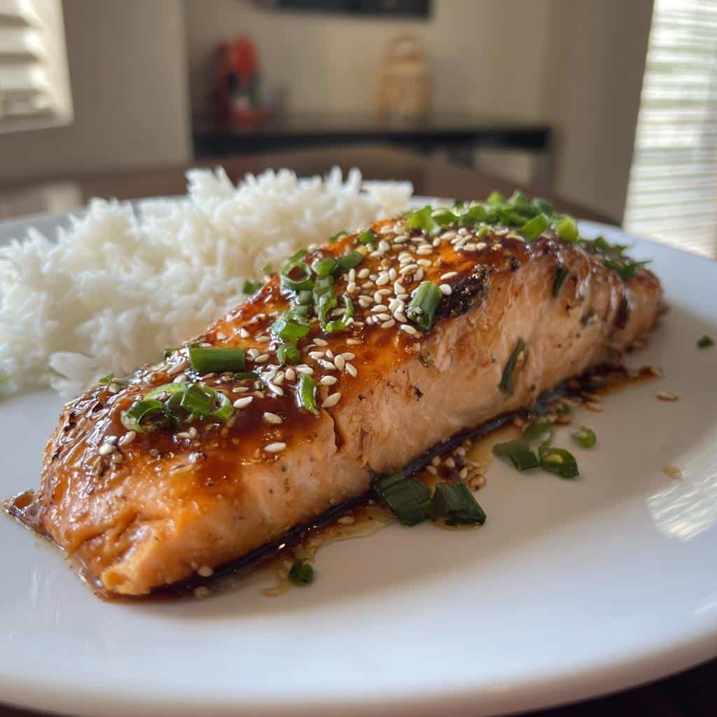 Air Fryer Teriyaki Salmon