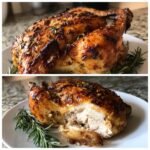 Air Fryer Whole Chicken (Garlic Rosemary)