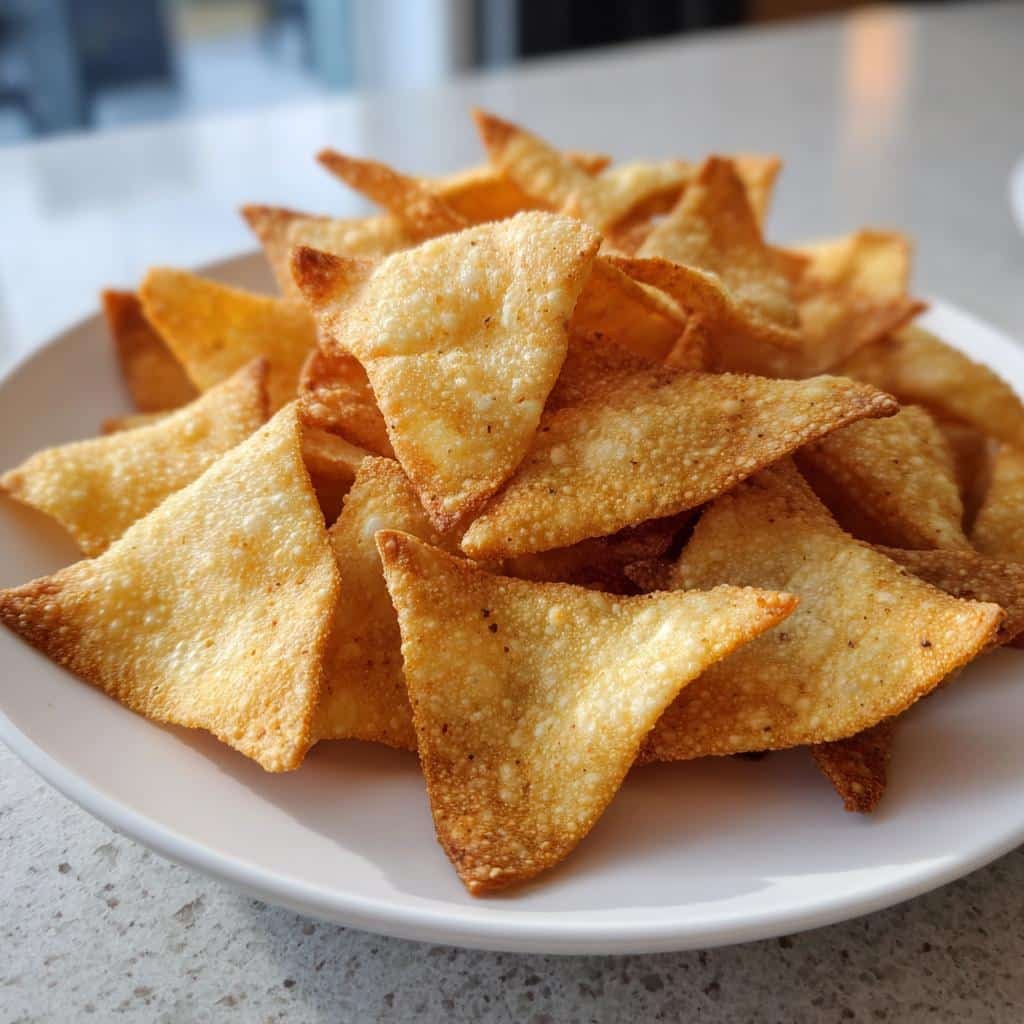 Air Fryer Wonton Chips - detail 1