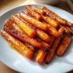 Air fryer brown butter honey carrots