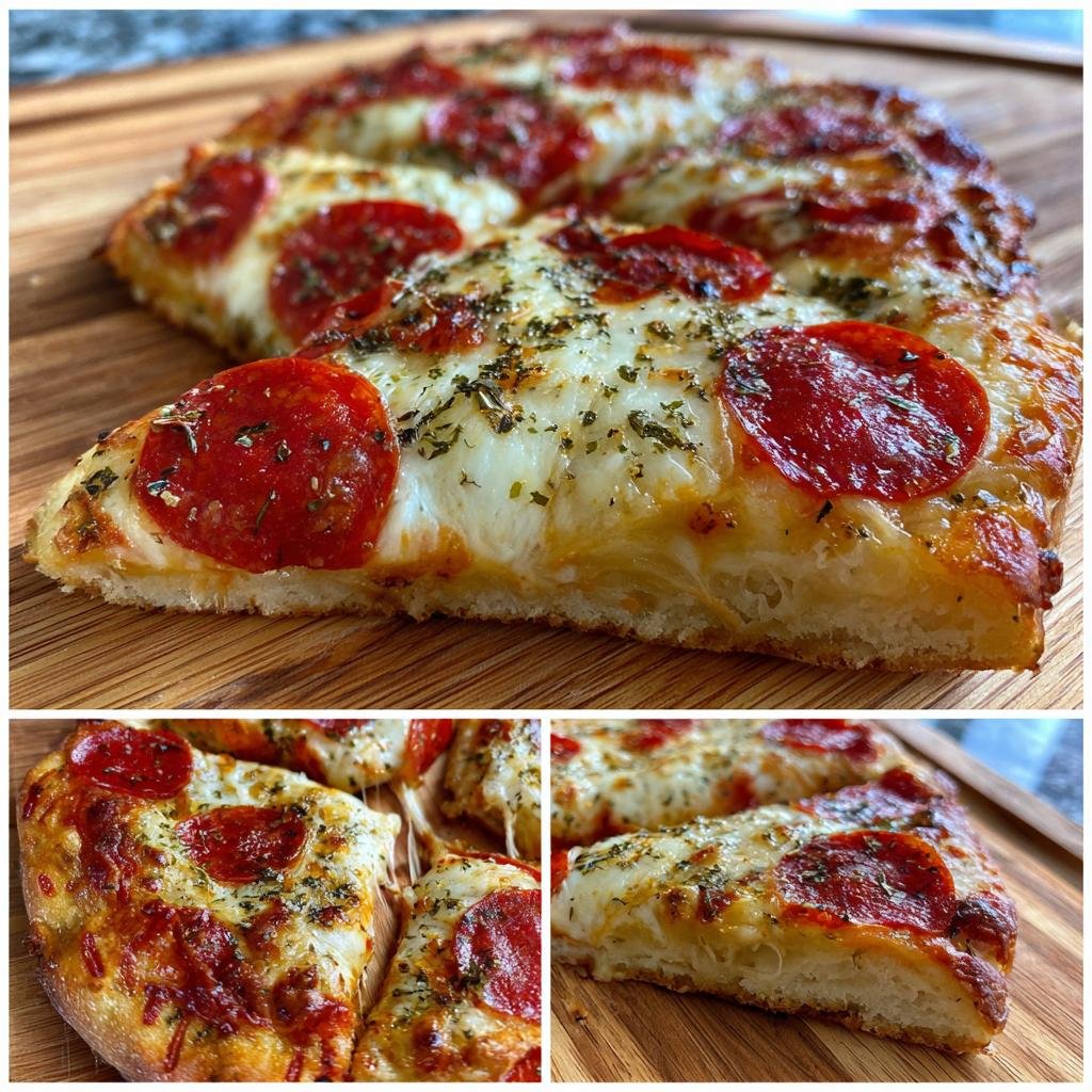 Air fryer garlic butter naan pizzas - detail 1