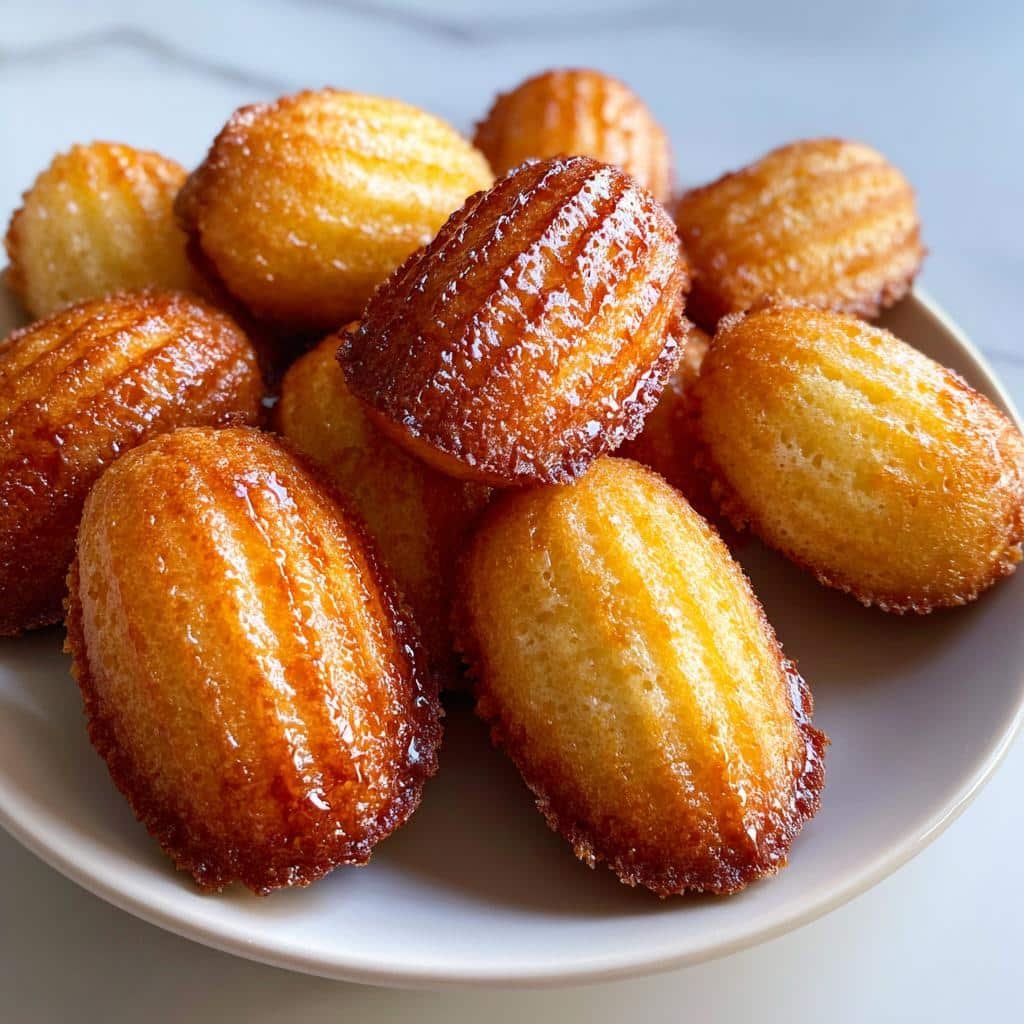 Air fryer honey butter cornbread madeleines - detail 1