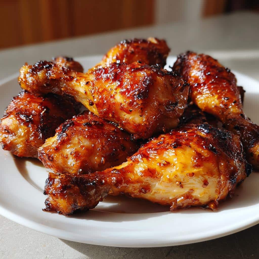 Air fryer honey garlic drumsticks