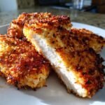 Air fryer parmesan crusted turkey cutlets