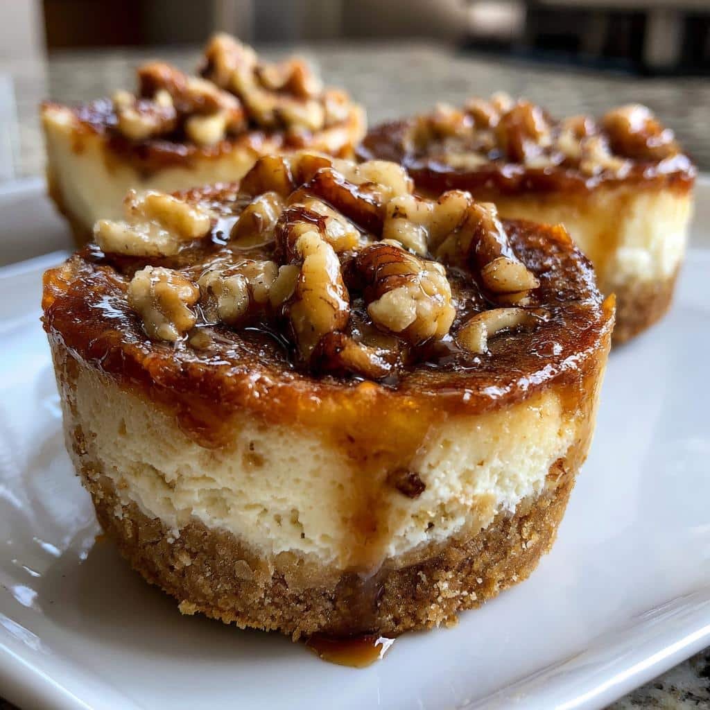 Air fryer pecan pie cheesecake cups