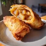 air fryer apple pie egg rolls