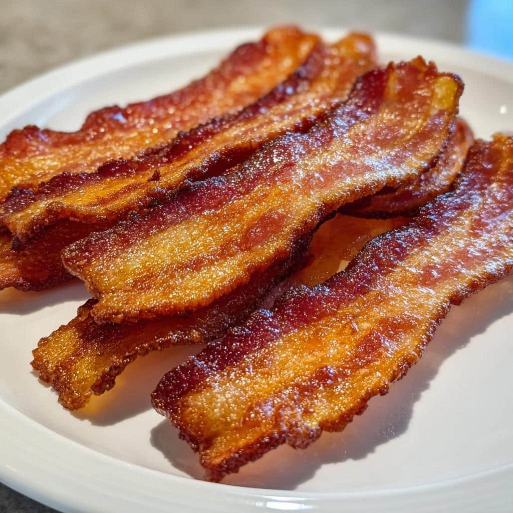 air fryer bacon crispy - detail 1
