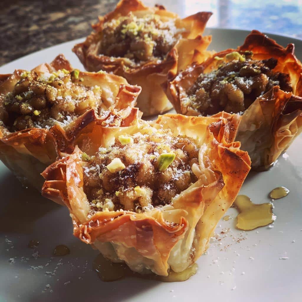 air fryer baklava cups
