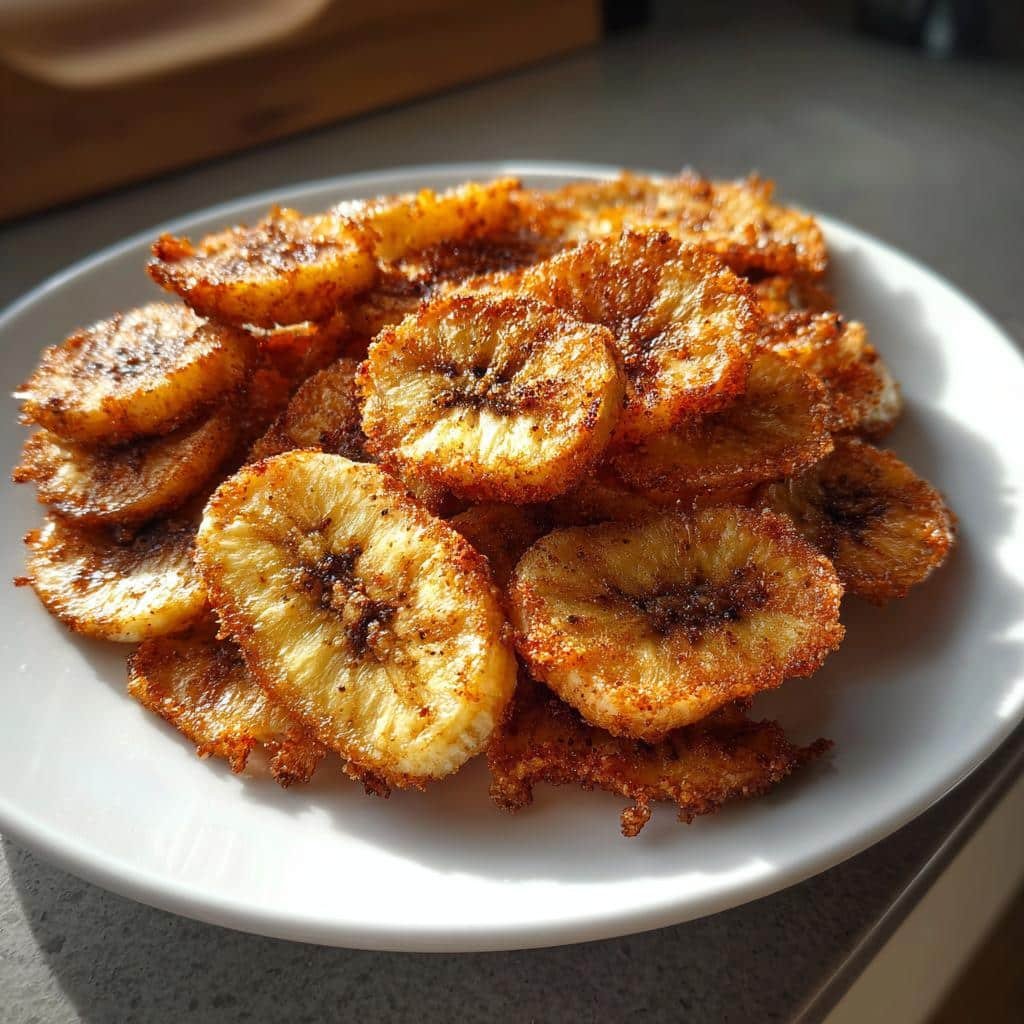 air fryer banana chips dehydrated