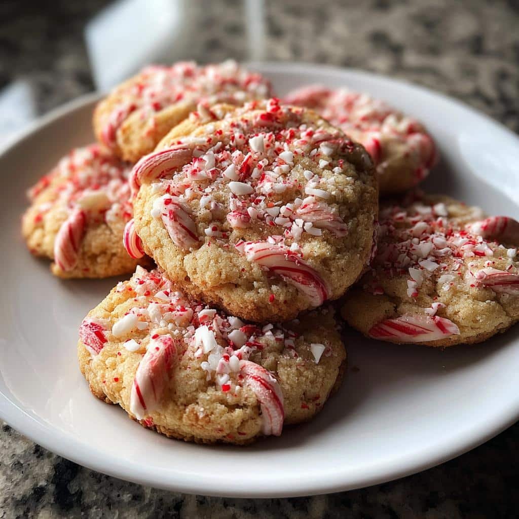 air fryer candy cane cookies - detail 1