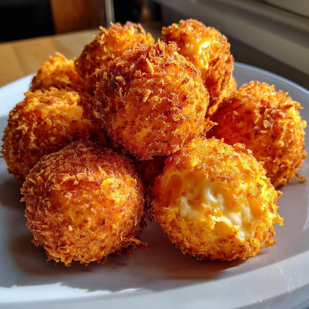 air fryer cheese balls deep fried
