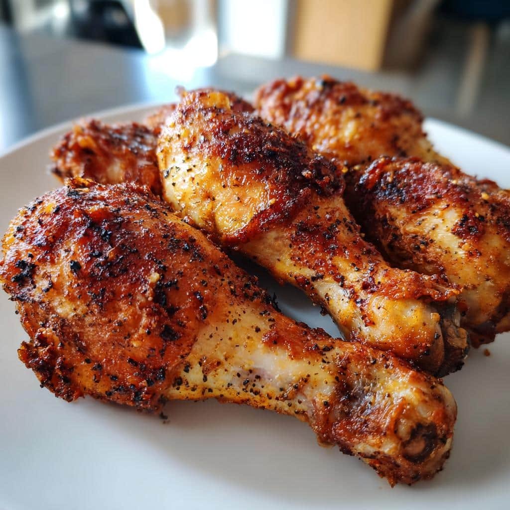 air fryer chicken drumsticks crispy easy